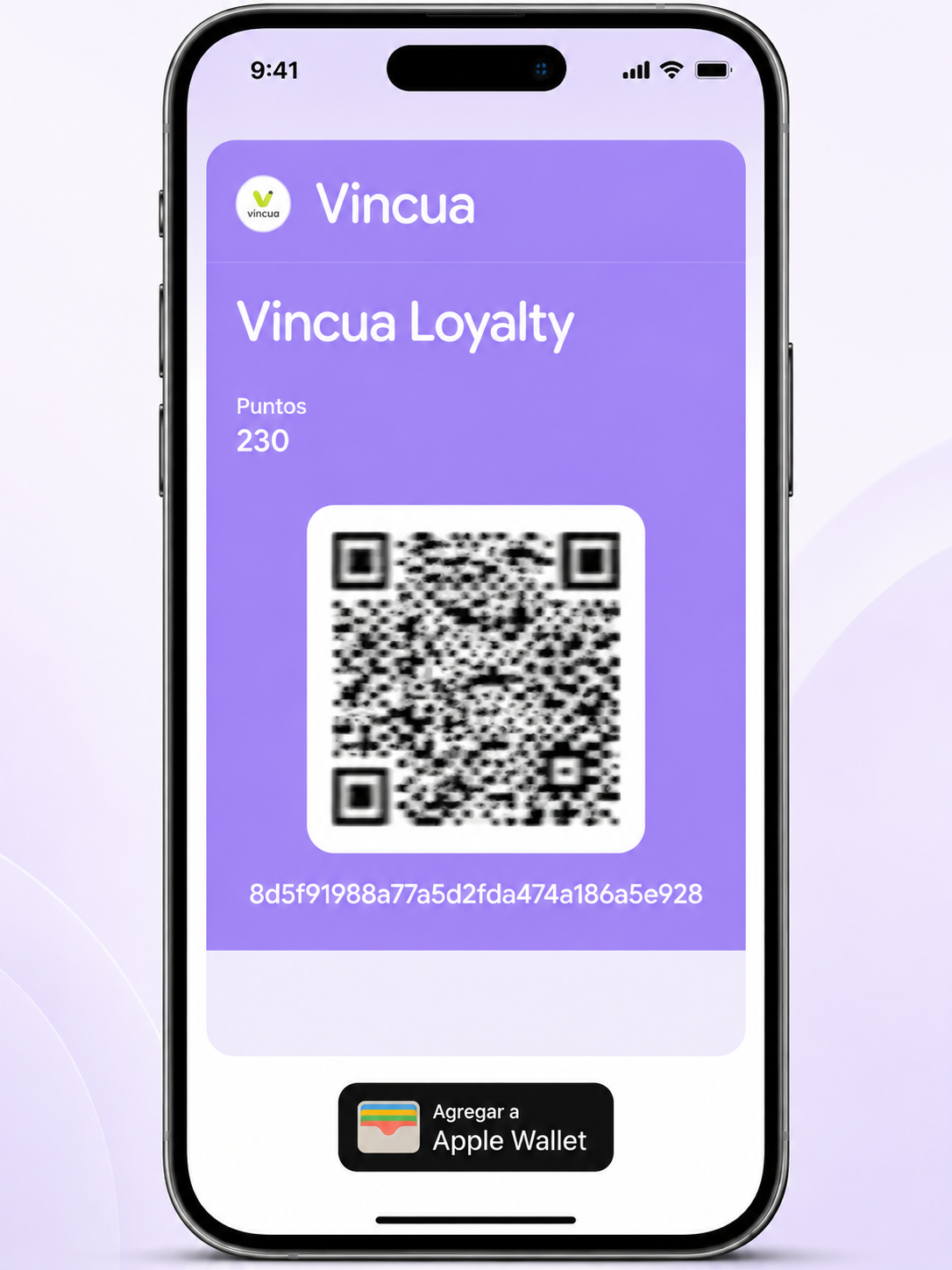 Vincua wallet mockup